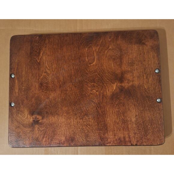 Vintage Game Board Repurposed Tray  Handles Coffee Table Accent Entry Tray - Picture 2 of 4